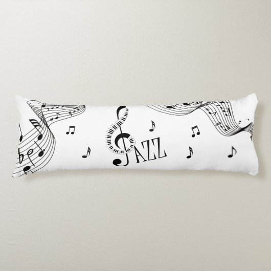 Coole Jazzmusik Seitenschläferkissen (Vorderseite)