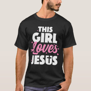 Coole Jesus Art für Mädchen Frauen Kinder Jesus Ch T-Shirt