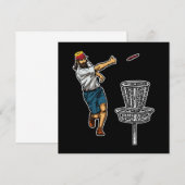 Coole Jesus-Disc-Golf-Geschenkidee Einladung (Vorne/Hinten)