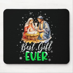 Coole Jesus-Geburtsszene Christlich Beste jemals C Mousepad