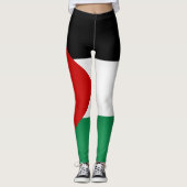 Coole jordanische Flagge Leggings (Vorderseite)