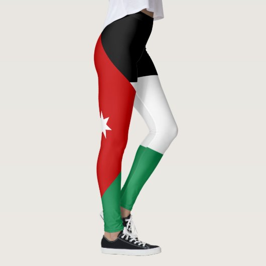 Coole jordanische Flagge Leggings (Rechts)