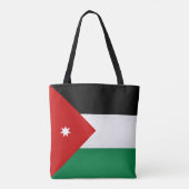Coole jordanische Flagge Tasche (Rückseite)
