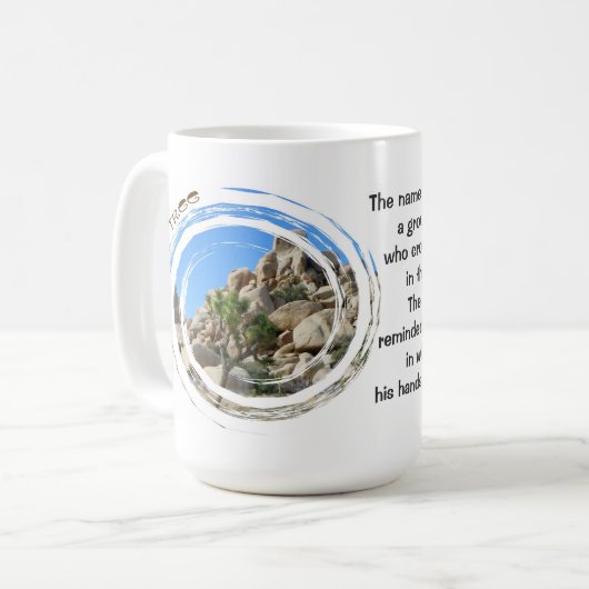 Coole Joshua-Baum-Tasse! Kaffeetasse (Vorderseite Links)