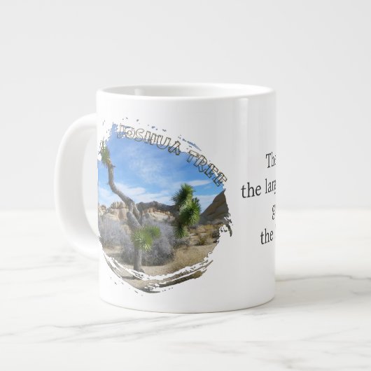 Coole Joshua Tree Jumbo Tasse! Jumbo-Tasse (Vorderseite Links)