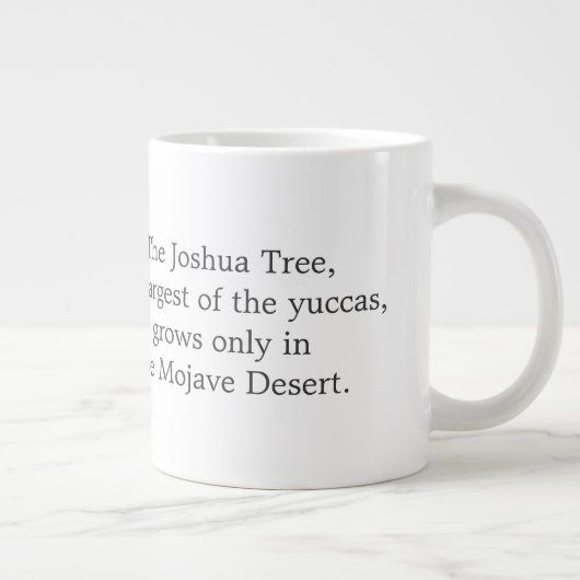 Coole Joshua Tree Jumbo Tasse! Jumbo-Tasse (Rechts)