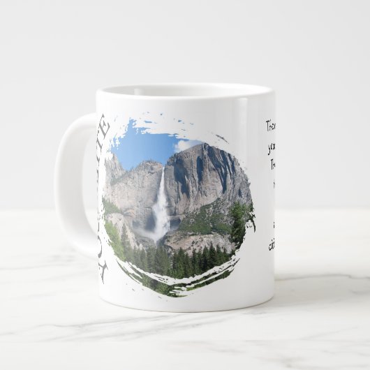 Coole Jumbo-Tasse Yosemite! (Vorderseite Links)