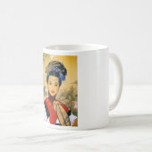 Coole junge schöne chinesische Kunst Prinzessin Kaffeetasse (VorderseiteRechts)