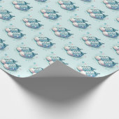 Coole Jungen Duschkacheln Geschenkpapier (Ecke)