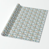 Coole Jungen gekachelt Babydusche Geschenkpapier (Ungerollt)