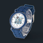 Coole Jungen Monster-LKW geben Namen Armbanduhr<br><div class="desc">Coole Jungen Monster-LKW geben Namen aufpassen</div>