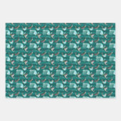 coole Jungen Piraten-Muster gekachelt Geschenkpapier Set (Vorderseite 3)