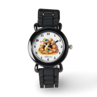 Coole Jungen Schlangen-Liebhaber geben Namen Armbanduhr