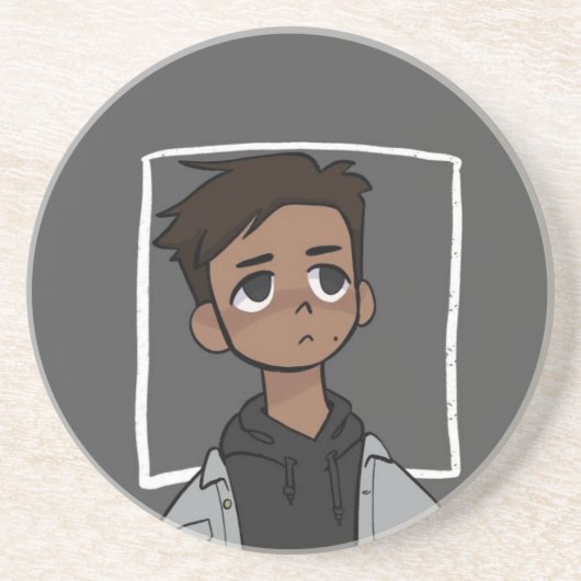 coole Jungenart Getränkeuntersetzer (Vorne)