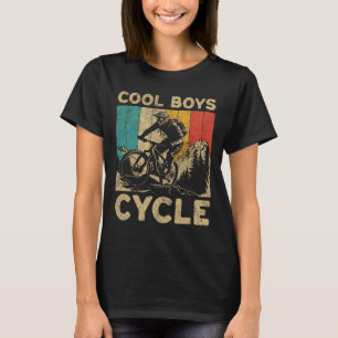 Coole Jungs fahren Fahrrad Fahrradfahren Radfahrer T-Shirt