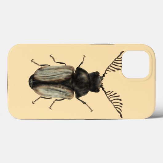 Coole Käfer-Insektenkunst Case-Mate iPhone Hülle (Rückseite (Horizontal))