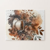 Coole Kaffeeliebhaber im Puzzle (Horizontal)