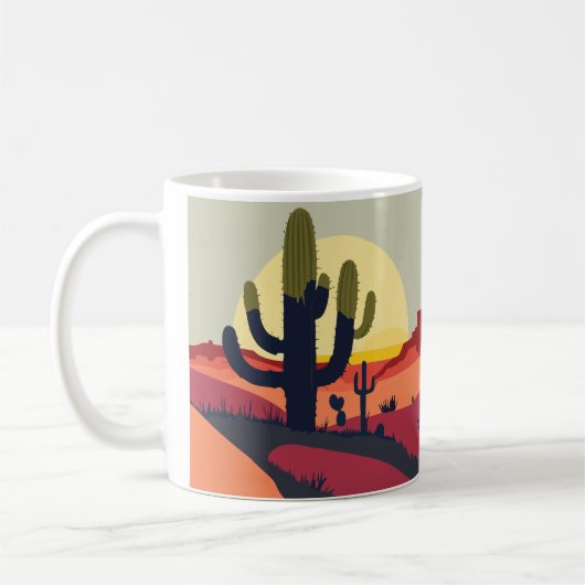coole Kaktus-Tasse Kaffeetasse (Links)