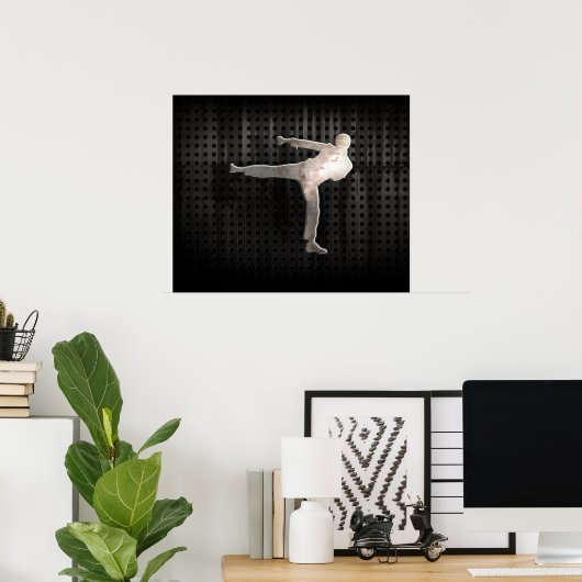 Coole Kampfkunst Poster (Heimbüro)