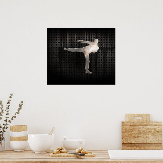 Coole Kampfkunst Poster (Küche)