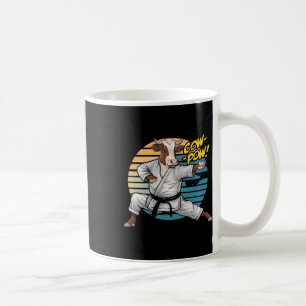 Coole Kampfkünste Kuh die Karate Kuh in Kaffeetasse
