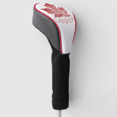 Coole Kanada Golf Vintage Kanada Driver Cover Headcover (angewinkelt)