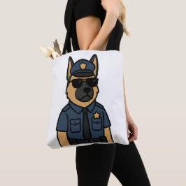 Coole Kanine - Deutscher Schäferhund mit Sonnenbri Tasche