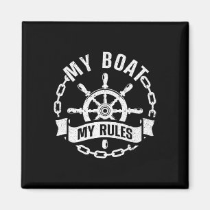 Coole Kapitän-Design für Männer Frauen Boots Kapit Magnet