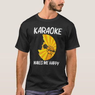 Coole Karaoke für Männer Frauen Sänger Karaokemasc T-Shirt