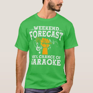 Coole Karaoke-Kunst Männer Frauen Karaoke Bo Mikro T-Shirt