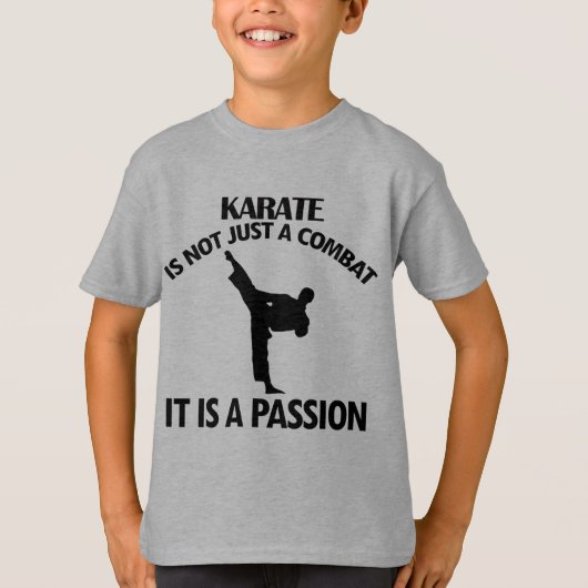 coole Karate ENTWÜRFE T-Shirt (Vorderseite)