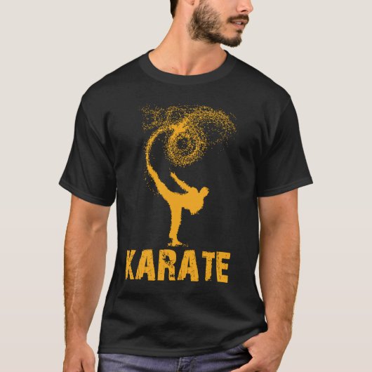 Coole Karate-Flow-Karate-Trainer T-Shirt (Vorderseite)