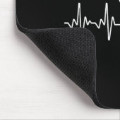 Coole Karate Kunst für Männer Frauen Kinder Schwar Mousepad (Ecke)