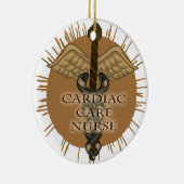 Coole kardiale Nurse Caduceus Ornament (Rechts)