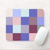 Coole Karierte Stilmuster, hübsche Farben Mousepad (Mit Mouse)