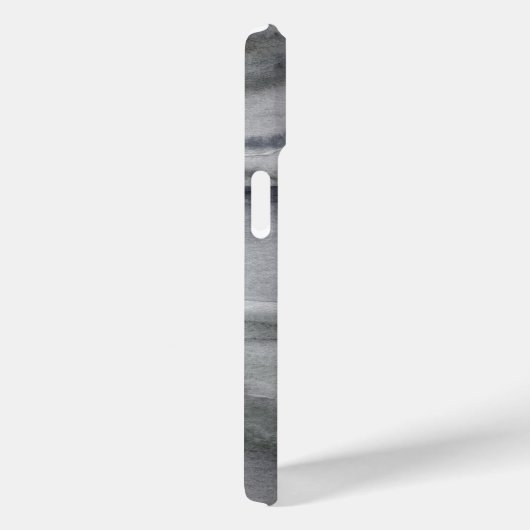 Coole Karkohle Grau Abstrakte Aquarellmalerei Case-Mate iPhone Hülle (Rückseite / Rechts)