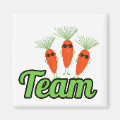 Coole Karotten-Crew Magnet (Vorne)