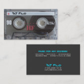 Coole Kassetten-Band-Geschäfts-Karten für DJ Visitenkarte (Vorne/Hinten)