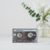 Coole Kassetten-Band-Geschäfts-Karten für DJ Visitenkarte (Stehend Vorderseite)