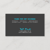 Coole Kassetten-Band-Geschäfts-Karten für DJ Visitenkarte (Rückseite)