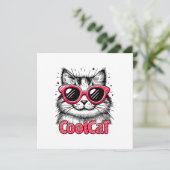 Coole Katze 1 (Stehend Vorderseite)
