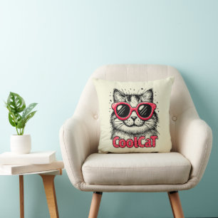 Coole Katze 1 Kissen