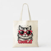 Coole Katze 1 Tragetasche (Rückseite)