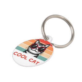 Coole Katze 2 Haustiermarke