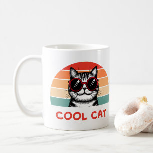 Coole Katze 2 Kaffeetasse