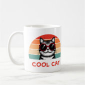 Coole Katze 2 Kaffeetasse (Links)
