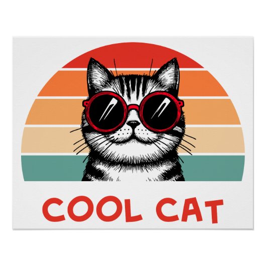 Coole Katze 2 Poster (Vorderseite)