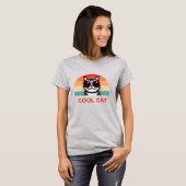 Coole Katze 2 T-Shirt (Vorne ganz)