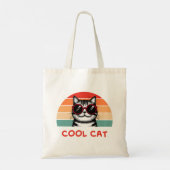 Coole Katze 2 Tragetasche (Rückseite)