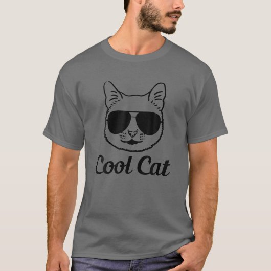 Coole Katze Addict Funny Cartoon Kitten Pet Liebha T-Shirt (Vorderseite)